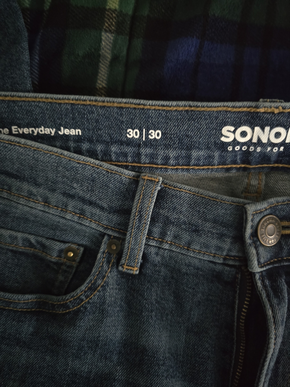 SONOMA Men’s Slim Straight Jeans - Dark Indigo Blue